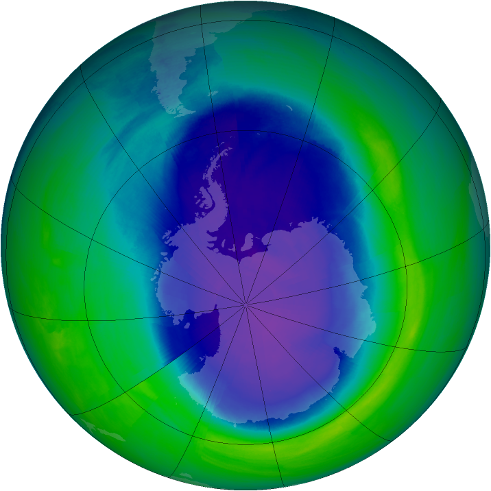 Ozone Map 2004-09-24